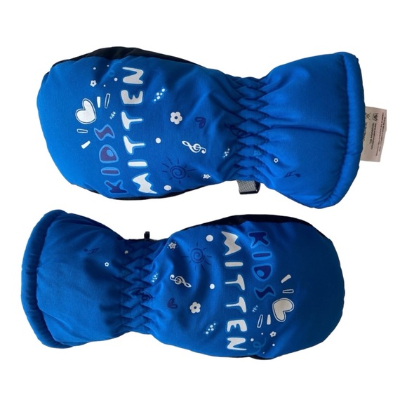 XTACER Kid’s Blue Ski, Snow Mittens Size XXS (2-4 Years‎ Old) - Picture 1 of 6